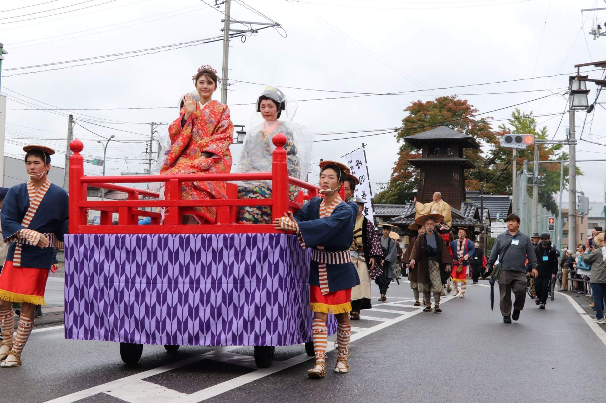 棚倉城御入城大名行列