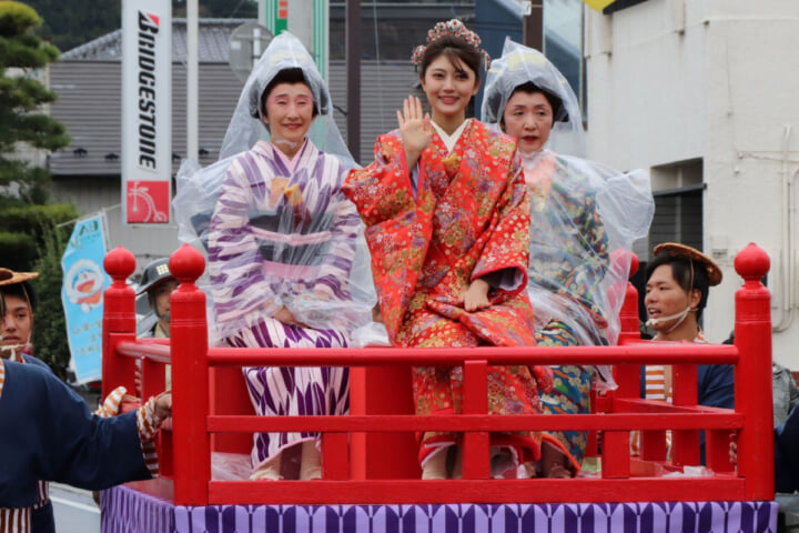 棚倉城御入城大名行列