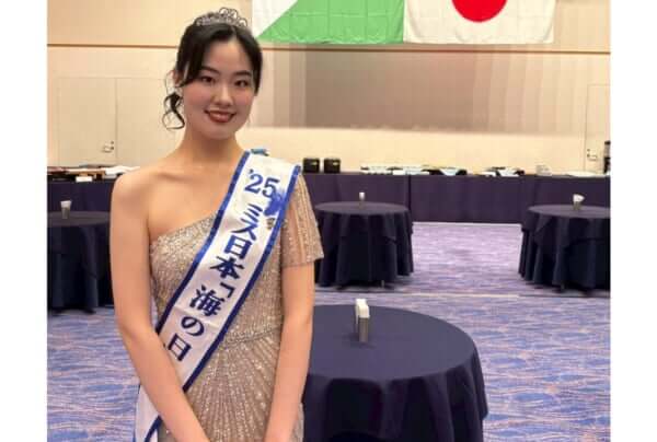 ミス日本｢海の日｣の高橋彩乃さん