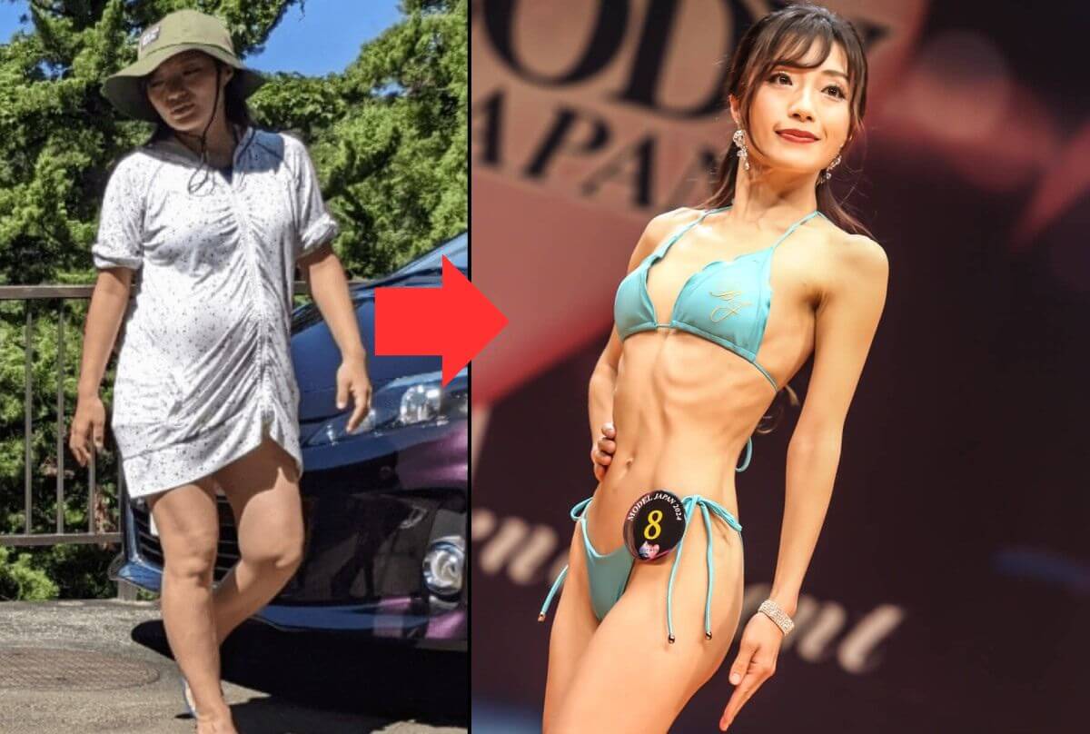 3児のママが「糖質制限と断食でリバウンドの沼」から脱出して劇的変化【筋トレビフォーアフター】