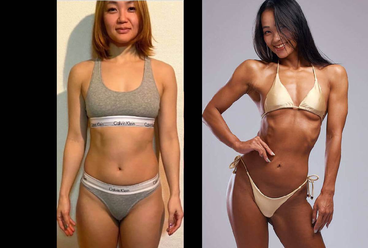 “まんまるヒップ”でコンテスト大活躍!摂食障害を克服して手に入れた健康的な身体【筋トレビフォーアフター】