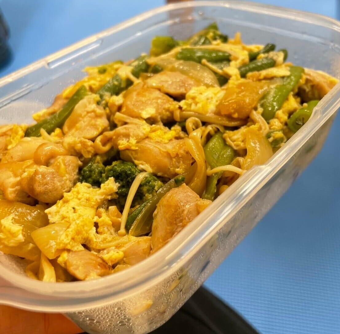 鶏むね肉の親子丼弁当